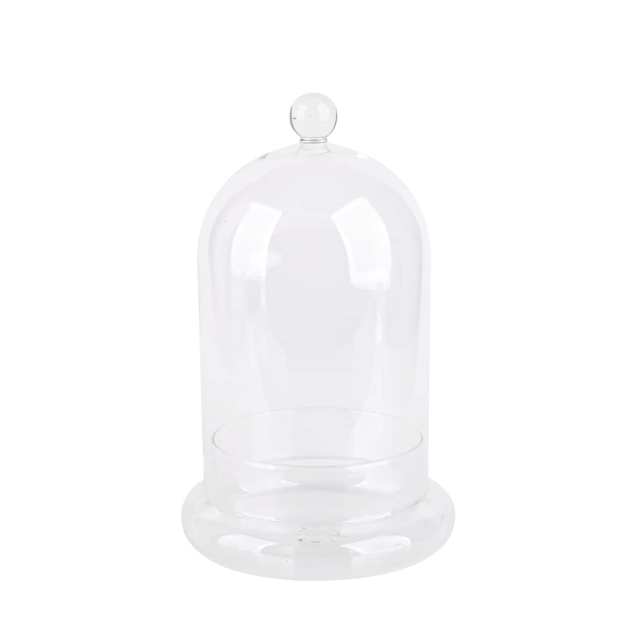 8.75" Clear Glass Cloche with Base by Ashland®